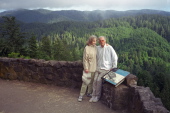 Kay and David at the summit of Cape Perpetua, OR