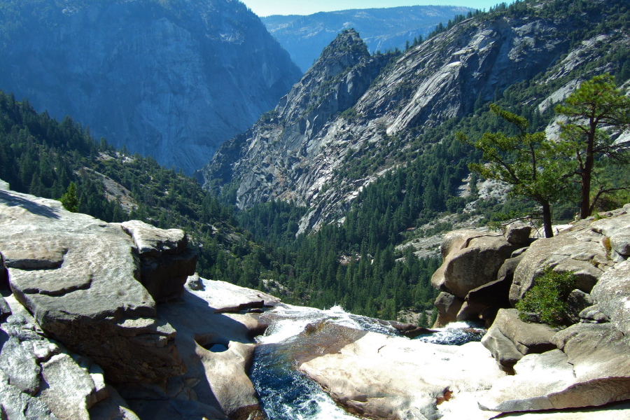 At the brink of Nevada Fall