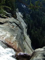 The brink of Nevada Fall