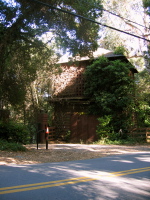 An old tankhouse at 715 Mountain Home Rd., Woodside (440ft)