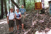 Ron, Alice, and Bill at the start of the Peters Creek Loop.