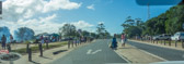 Everyone is ignoring the "no vending" sign where vendors have set up shop.  We passed several towns on our drive where residents had set up roadside stands, selling everything from clothes and artwork to lunch, and were attracting crowds at mid-day.