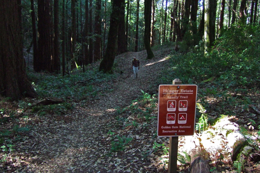 David reaches the end of Lonely Trail.