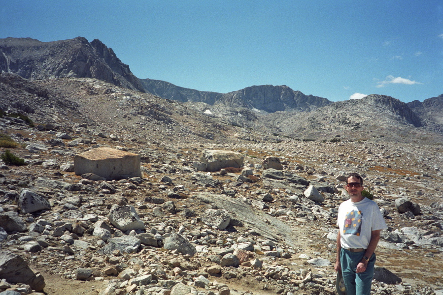 Bill on the trail to Muriel Lake