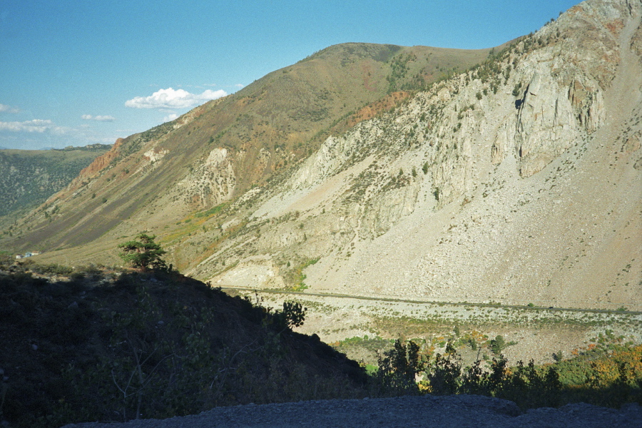 Descending North Lake Rd. (in the van)