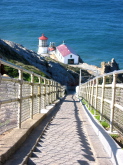30 flights of steps down to lighthouse.  (1)