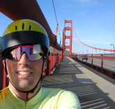 Bill on Golden Gate Bridge. (2)