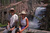 Bill and Laura at Rainbow Falls