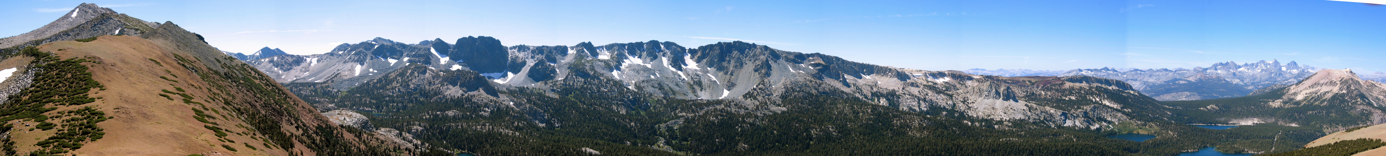 Mammoth Crest Panorama from Red Peak (10,750ft)