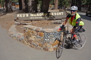 Frank arrives at Red's Meadow Resort.