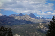 Mt. Ritter and Banner Peak from Minaret Vista
