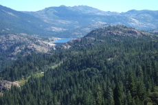 Lake Spaulding from Emigrant Gap