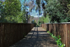 The Boardwalk section of the Los Gatos Creek Trail