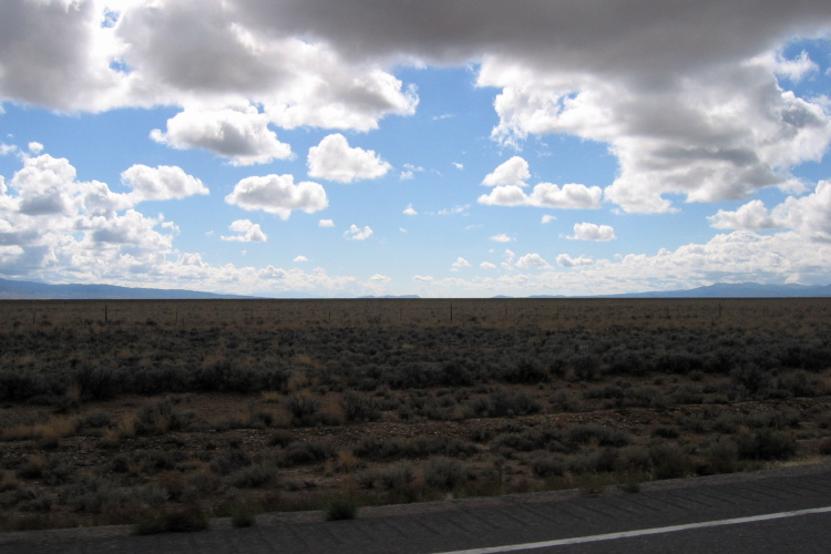 Wide open spaces of Jakes Valley, NV from US50.