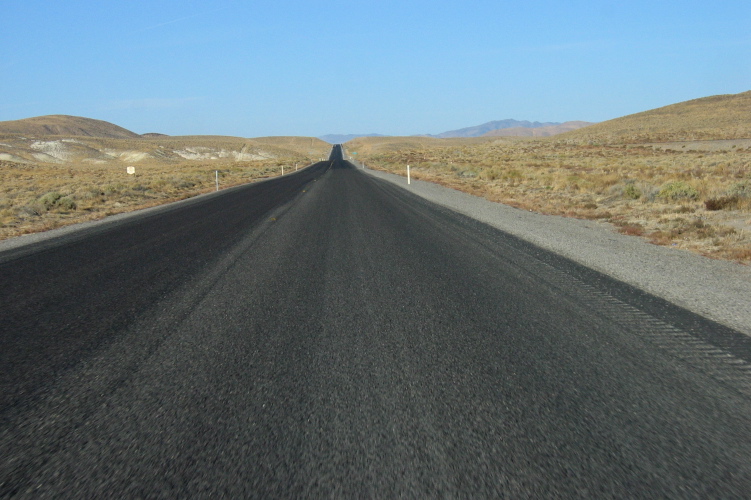 Heading west on US50 from Fallon toward Carson City, NV.