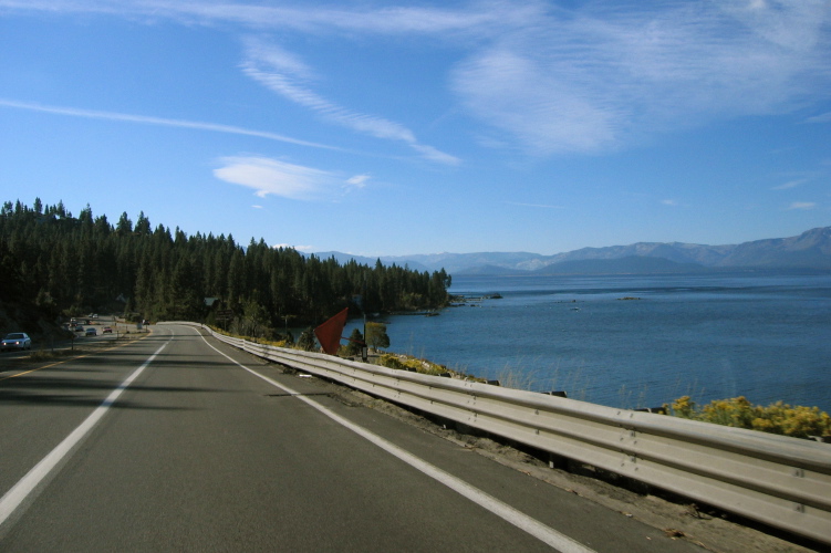 Lake Tahoe from US50.