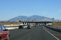 Mt. Diablo from I-680 in Martinez, CA.