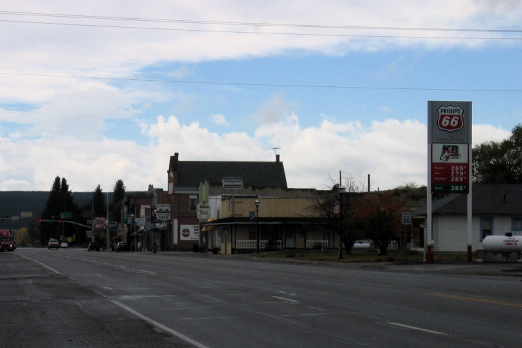 Center of the town of Panguitch, UT.