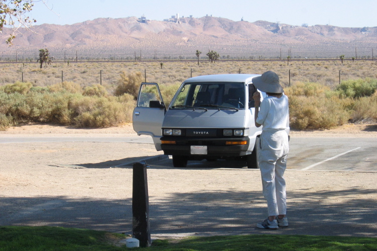 At the rest stop on CA-58 east of Mojave.