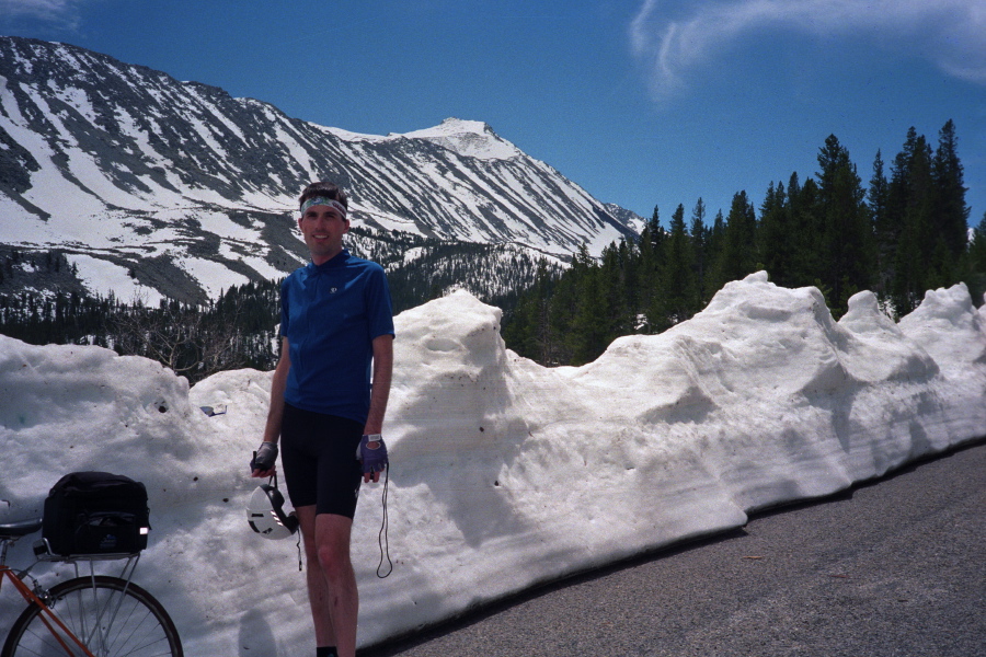Bill at the end of the plowed road.
