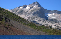 North Peak (12242ft) from Saddlebag Lake (10066ft)