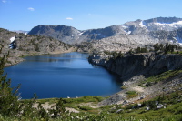 Steelhead Lake from road to Hess Mine (10380ft).