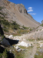 On the footpath from Steelhead Lake (10270ft) to Lake Helen (10101ft)