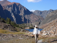 David approaches Lundy Pass (10310ft)