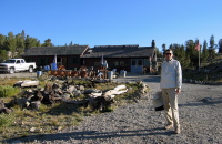 Bill at the Saddlebag Lake Resort (10080ft)