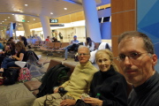 At SJC waiting for our flight