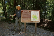 Bill at the lower end of Saratoga Toll Road