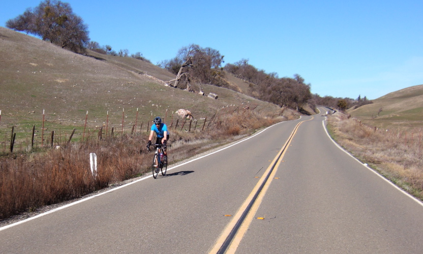 Descend from the Bear Valley-San Benito divide (1).