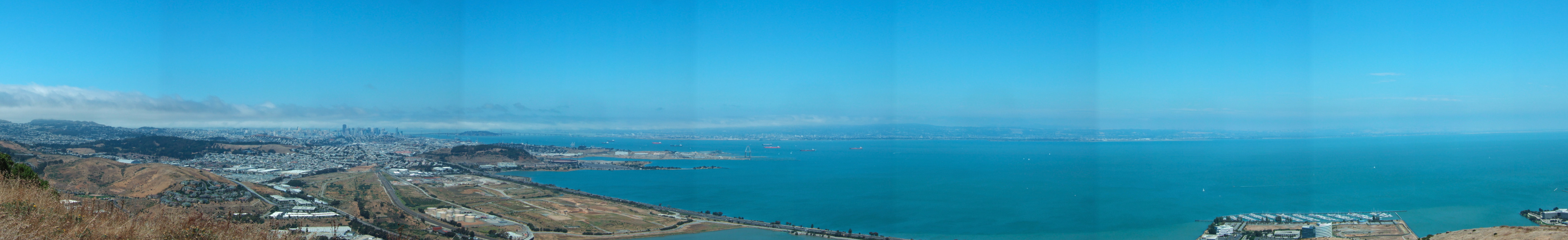 San Bruno Mountain Panorama (northeast view)