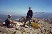 David and Bill on the summit of the eastern Teat (1)