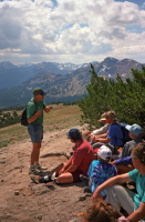 John Hutchinson gives a lecture.