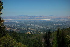 View of the south bay and Mount Diablo