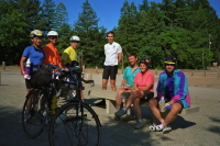 Group photo at Saratoga Gap.