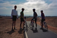 Group photo on UCSC bike path