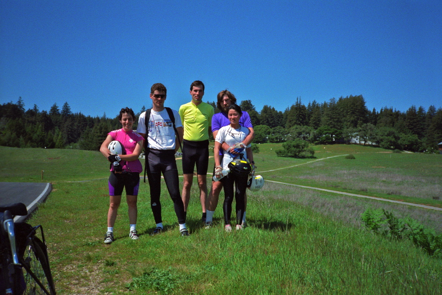 Group photo on UCSC bike path.