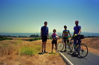 Group photo on the UCSC bike path.
