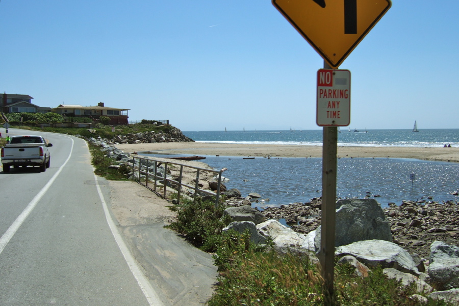 Passing Twin Lakes Beach