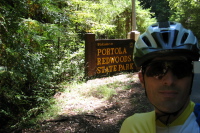 Leaving Portola State Park (613ft)