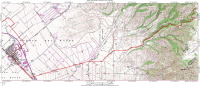 Henry Sands Canyon Detail Map