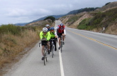 Ken Holloway lead the group south on CA1 near Grayhound Rock (190ft)