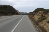 CA1, top of the plunge to Scott Creek (190ft)