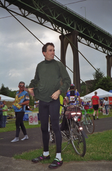 Ron Bobb and Bill at Cathedral City Park (under the St. Johns Street Bridge)