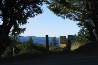 View from Skyline Ridge OSP to Butano Ridge.