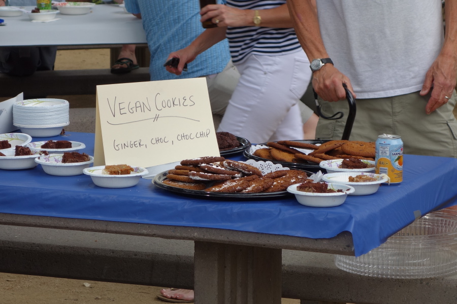 Vegan cookies for dessert