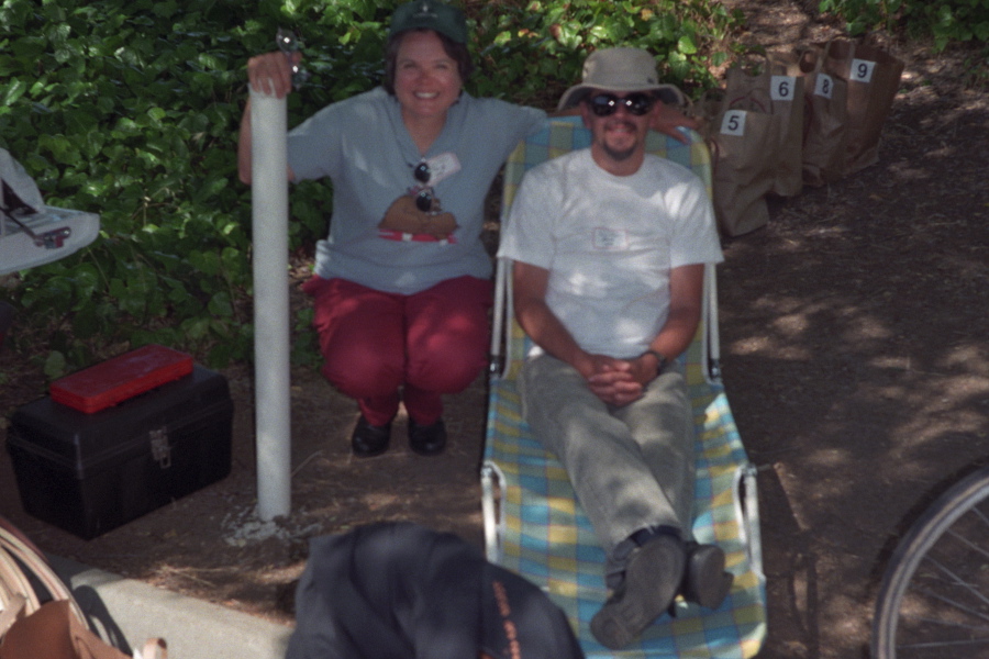 Nancy and Bob Williams relax at SAG Central.