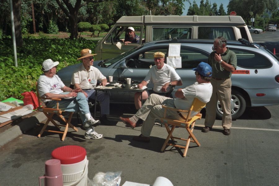 At the HAM radio table